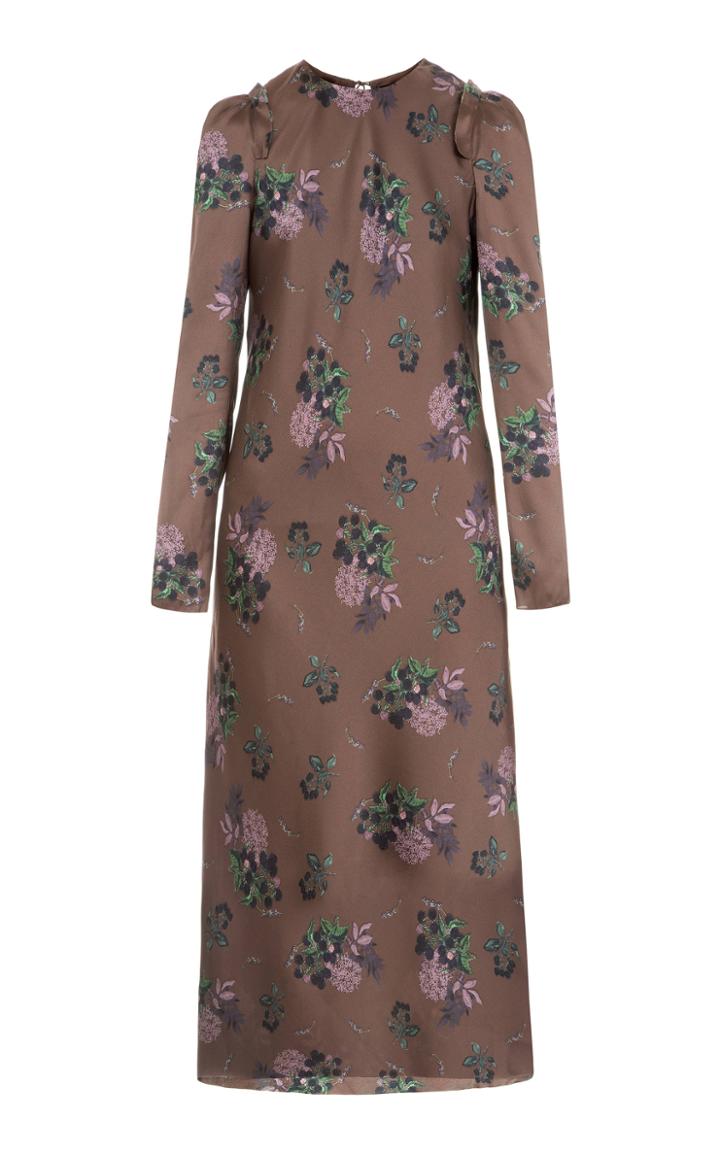 Lake Studio Silk Floral Dress