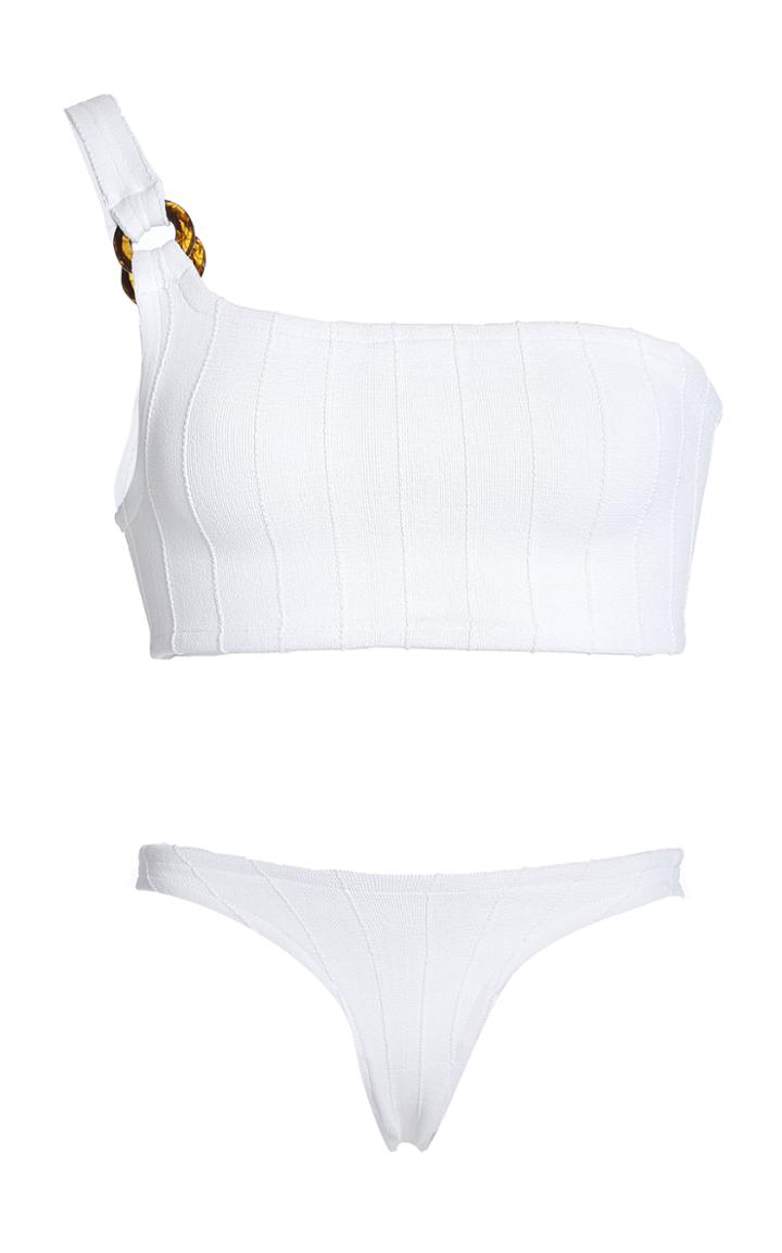 Hunza G Nancy Nile One-shoulder Bikini