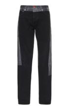 Heron Preston Contrast Panel Straight-leg Jeans