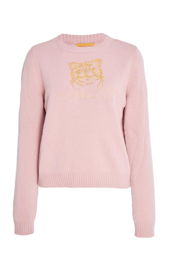 Le Lion Monogram Cat Slim Sweater