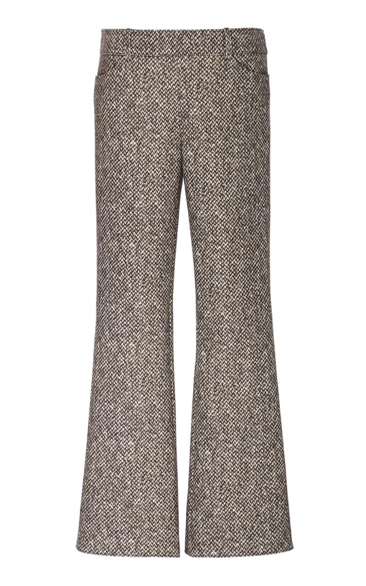 Tory Burch Printed Donegal High Waist Pant