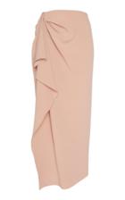 Ralph & Russo Side Frill Crepe Skirt