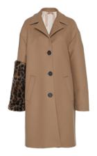 N 21 N&deg;21 Beth Leopard Wool Coat