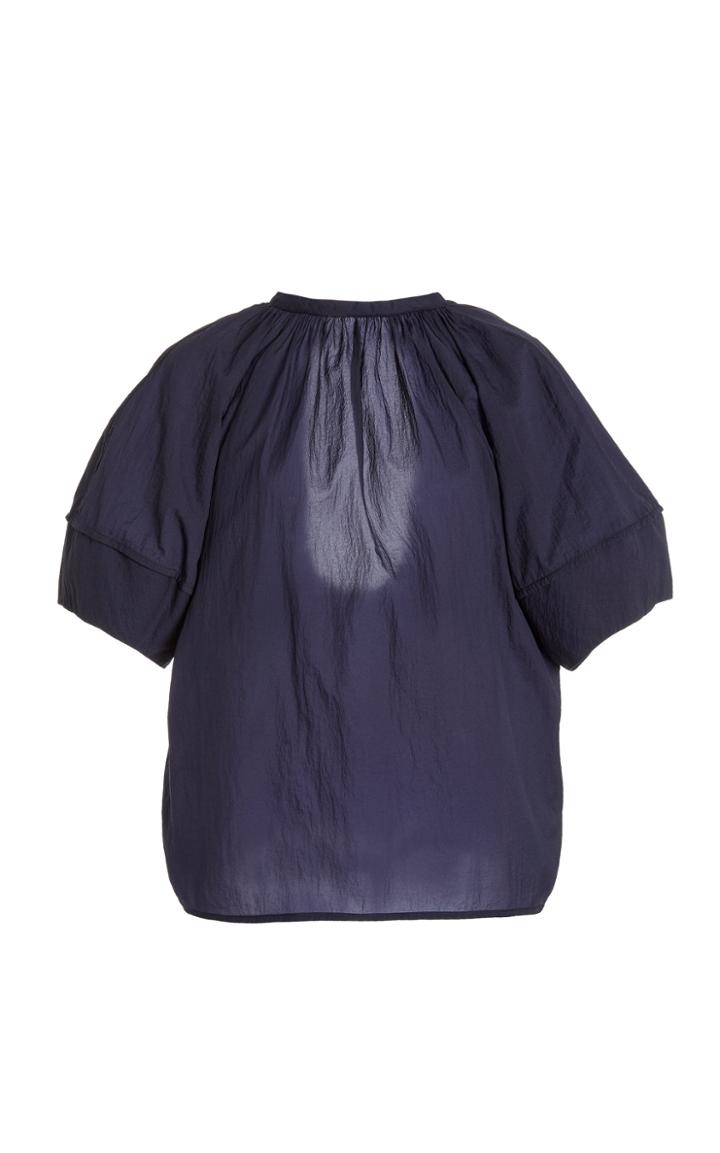 Moda Operandi Deveaux Margot Cutout Crinkled Voile Top