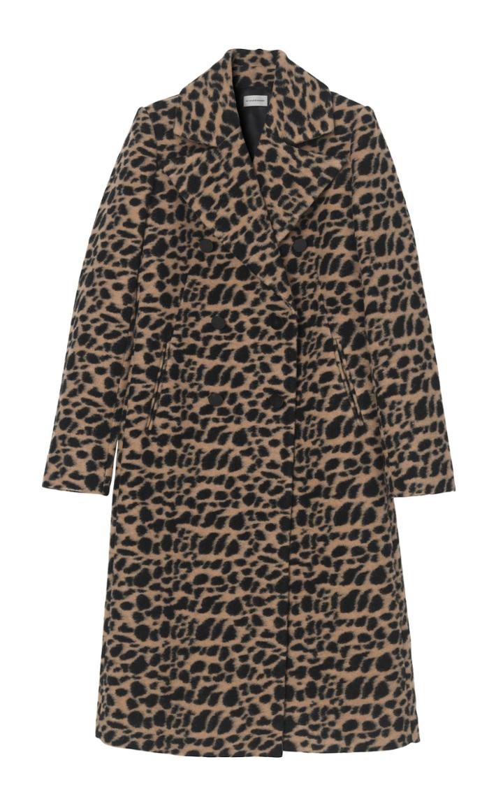 By Malene Birger Belloa Spotted Wool Coat