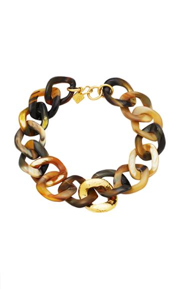 Ashley Pittman Safu Horn Chain Necklace