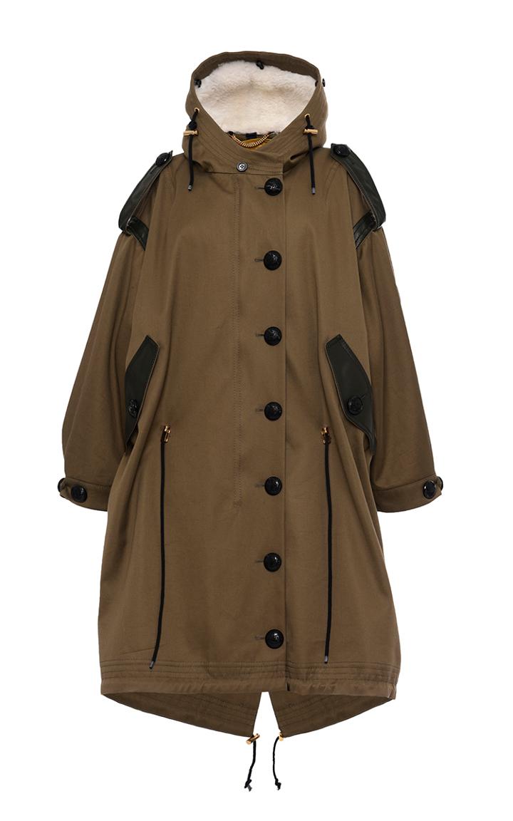 Burberry Oversized Shearling Parka