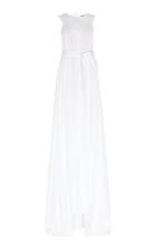 Ann Demeulemeester Belted Cotton And Cashmere-blend Maxi Dress
