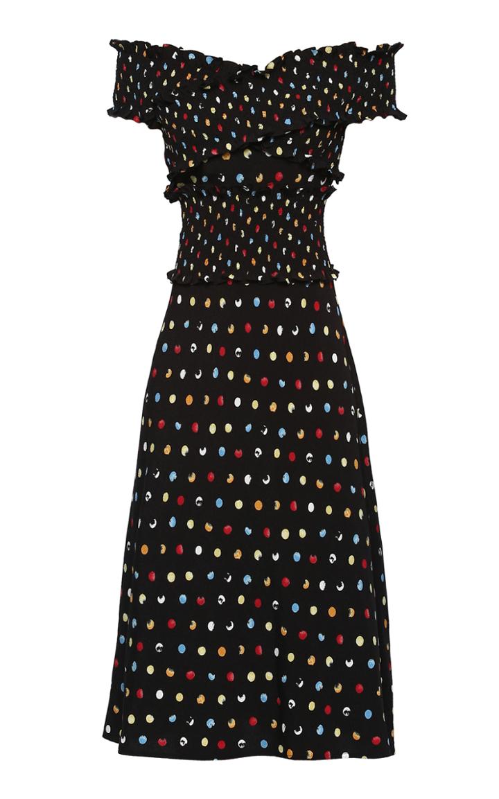 Anna October Bow Back Crossover Bodice Dress