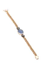 Moritz Glik 18k Gold Enamel And Spinel Bracelet