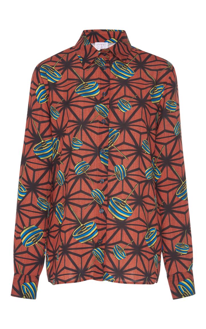 Stella Jean Printed Button-up Shirt
