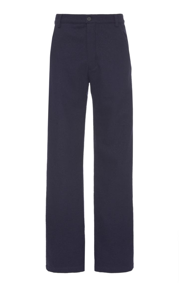 Tempus Now Cotton-felt And Wool-blend Pants