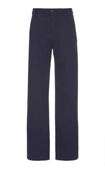 Tempus Now Cotton-felt And Wool-blend Pants