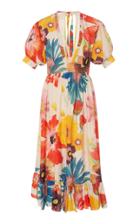 Carolina K Greta Floral Midi Dress