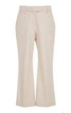 Brunello Cucinelli Cropped Stretch-cotton Flared Pants