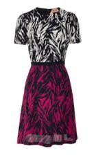 N 21 N&deg;21 Astrid Contrast Crepe Dress