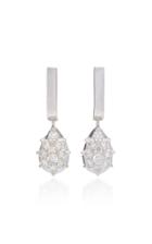 Carbon & Hyde Fantom 14k White Gold Diamond Earrings
