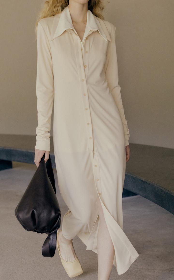 Moda Operandi Low Classic Jersey Maxi Shirt Dress