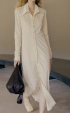 Moda Operandi Low Classic Jersey Maxi Shirt Dress