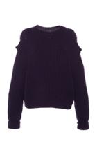 Moda Operandi Alberta Ferretti Drop-shoulder Wool Sweater