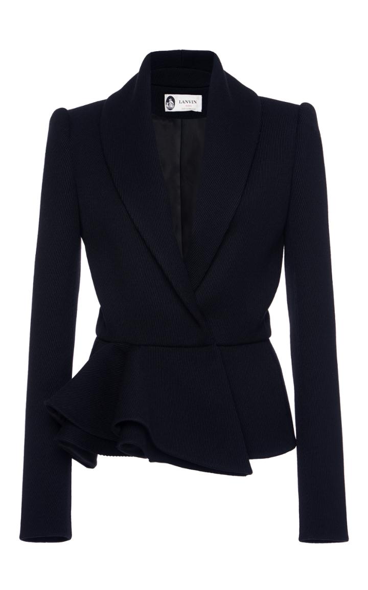 Lanvin Peplum Smoking Jacket