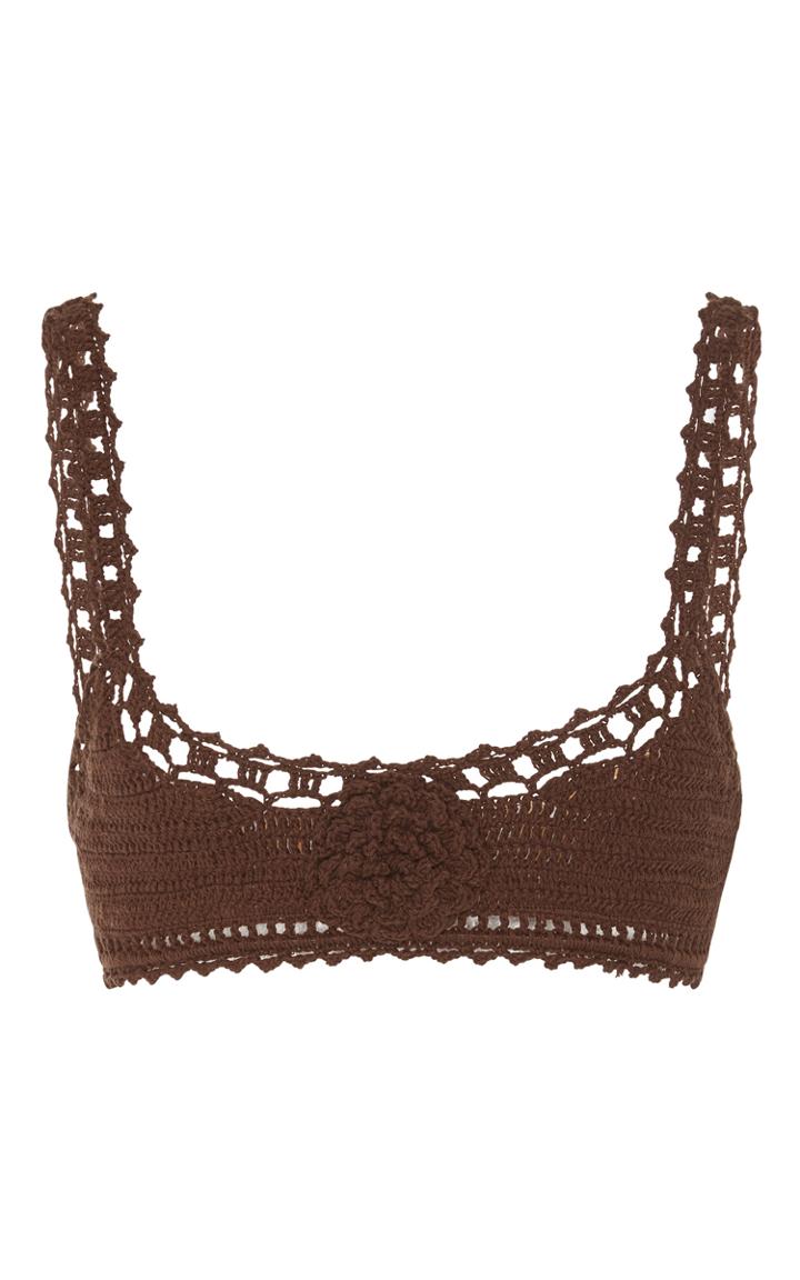 She Made Me Jannah Crochet Bikini Top