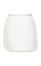 Moda Operandi Mach & Mach Draped Organza Mini Skirt