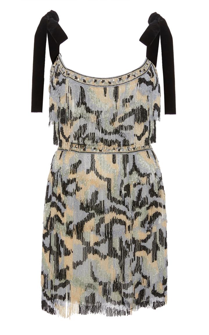 Markarian Exclusive Good Times Beaded Mini Dress