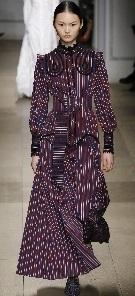 Erdem Specialorder-idonia Gown Striped Cotton