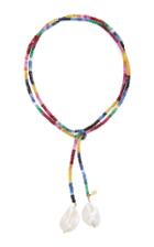 Joie Digiovanni Ruby Emerald And Sapphire Classic Gemstone Lariat