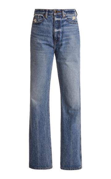Khaite Danielle Rigid High-rise Straight-leg Jean