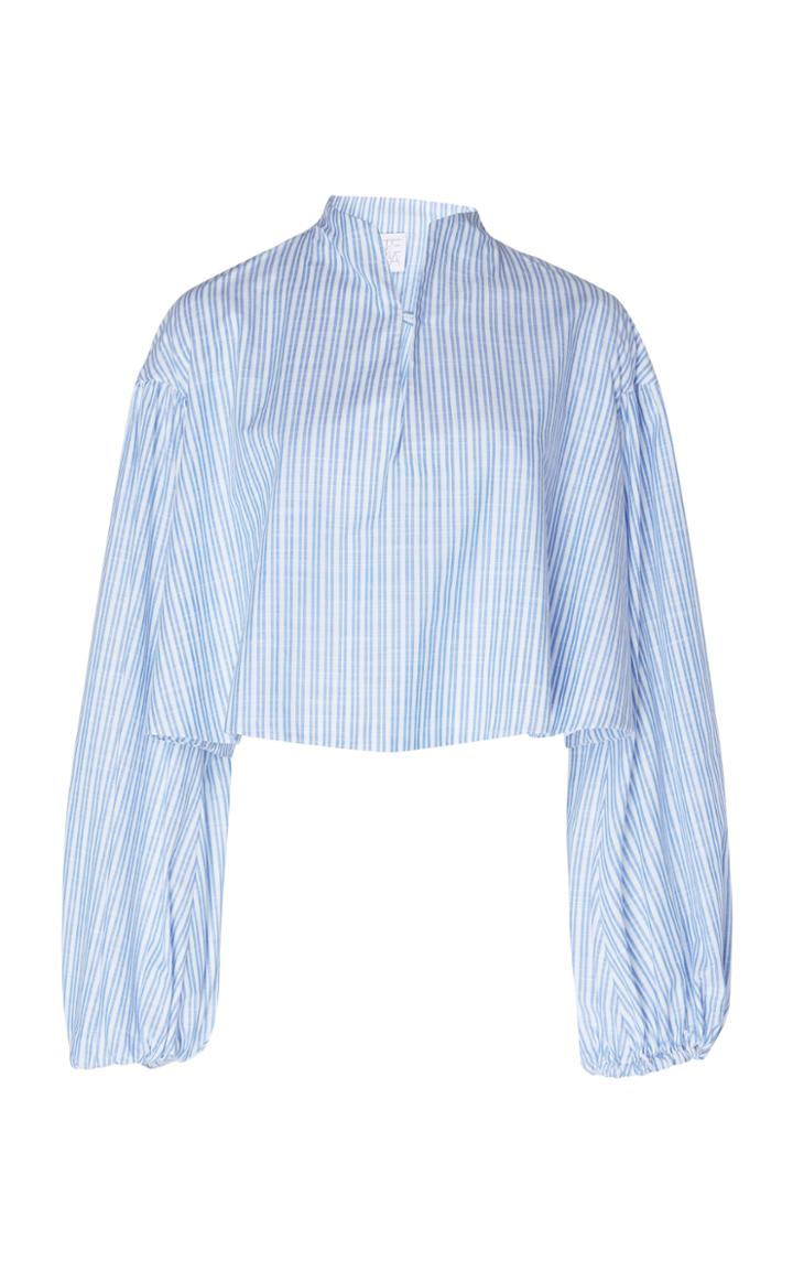 Stella Jean Cropped Button Down