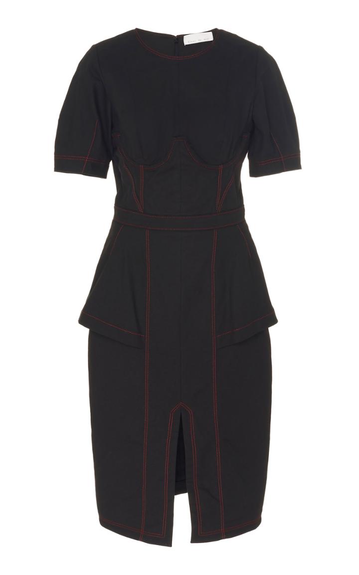 Fleur Du Mal Topstitch Corset Dress