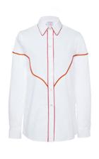 Stella Jean Contrast Trim Button-up Shirt