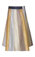 Mira Mikati Glitter Panel Skirt