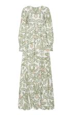 Moda Operandi Agua By Agua Bendita Nuez Herbal Linen Maxi Dress
