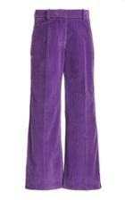 Moda Operandi Victoria Beckham Cotton Corduroy Cropped Wide-leg Trousers