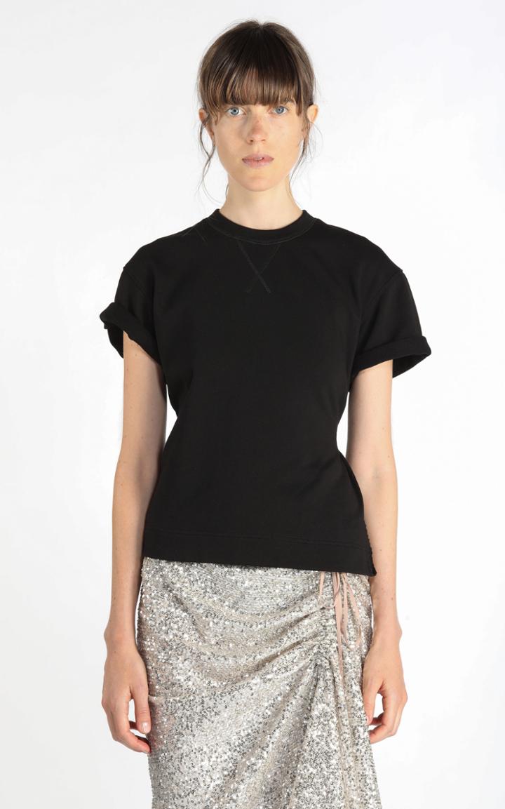 Moda Operandi N21 Asymmetric Chain-detailed Open-back Cotton Sweatshirt