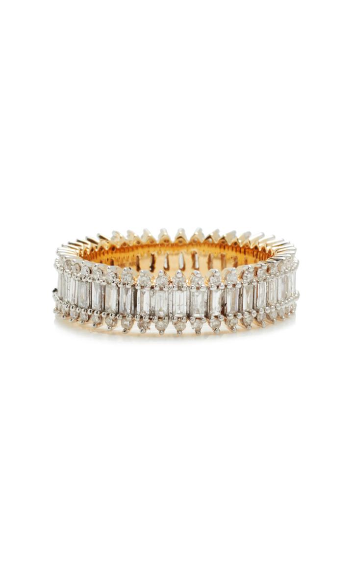 Adina Reyter Full Stack 14k Yellow Gold Diamond Ring