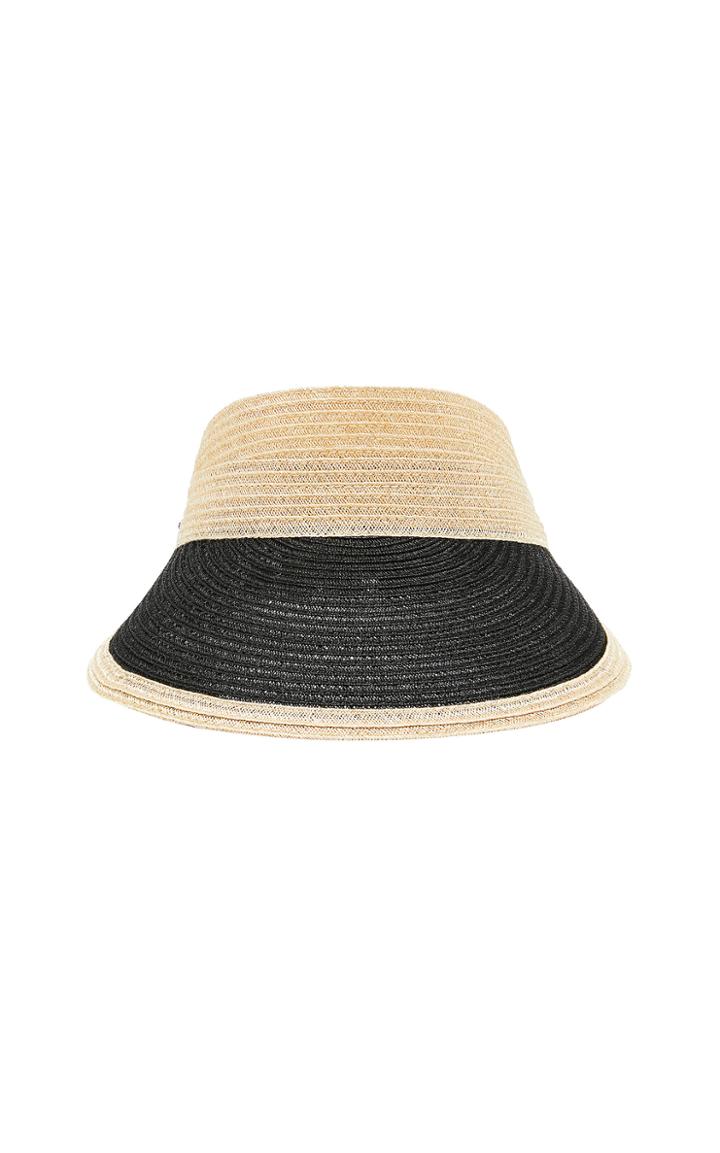 Moda Operandi Eugenia Kim Ricky Woven Straw Visor