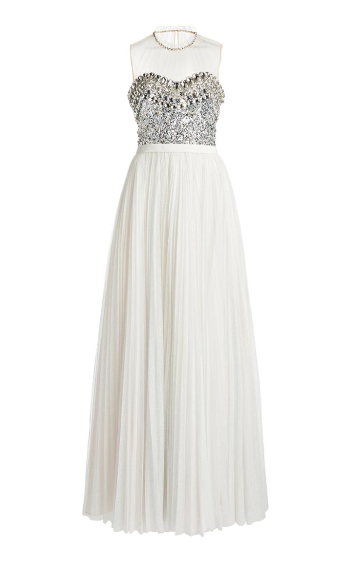 Moda Operandi Jenny Packham Embellished Crepe Dress