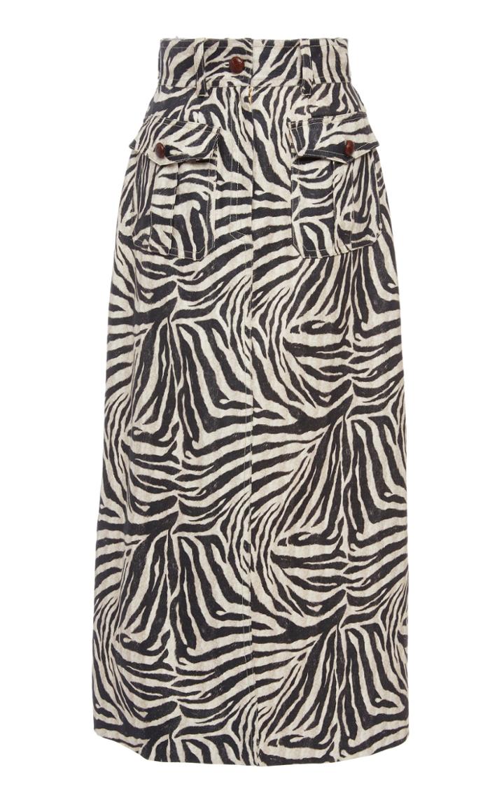 Zimmermann Corsage Safari Pencil Skirt