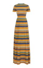 Moda Operandi Marc Jacobs Striped Wool-blend Ribbed-knit Sweater Dress Size: L