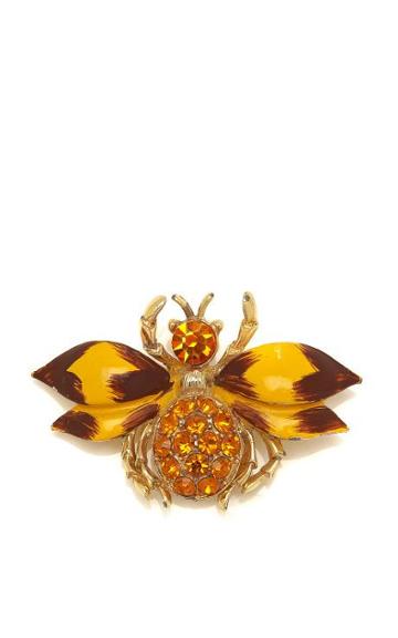 Preorder Carole Tanenbaum Carole Tanenbaum Unsigned Orange Enamel Flying Bug Pin