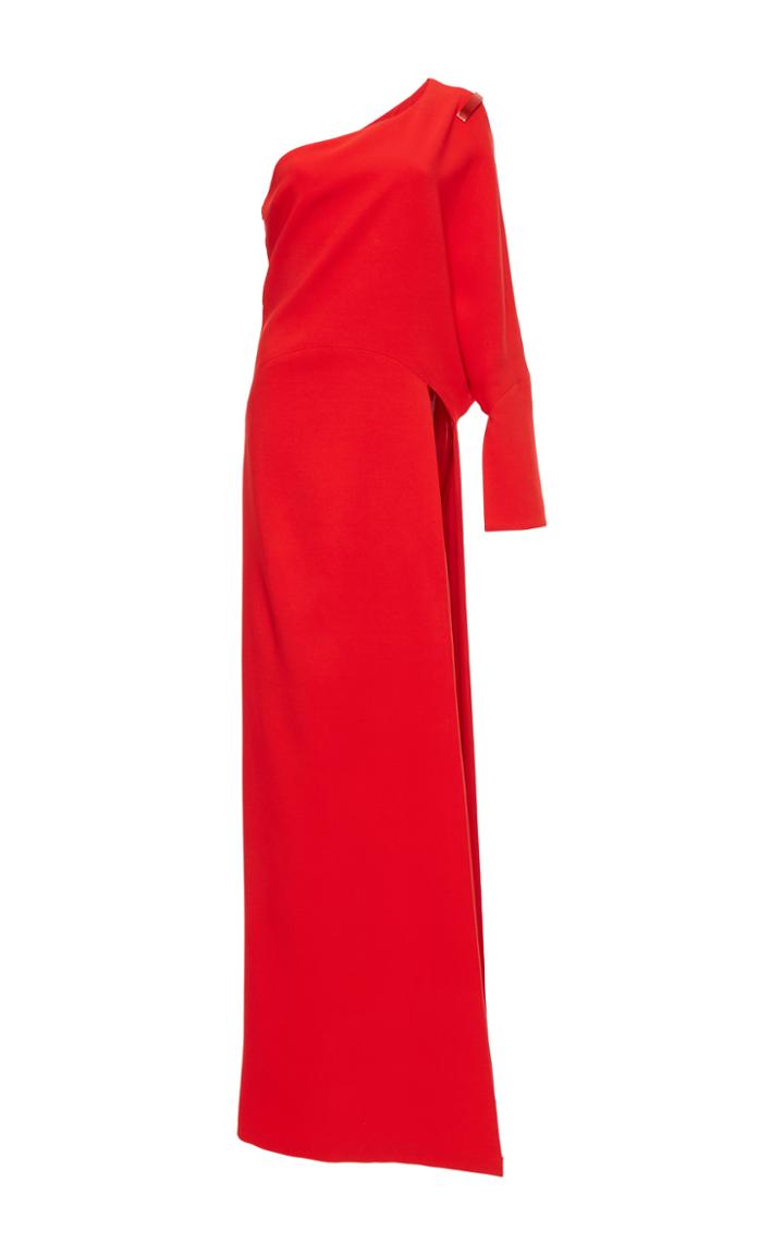 Givenchy Stretch Cady One Shoulder Dress