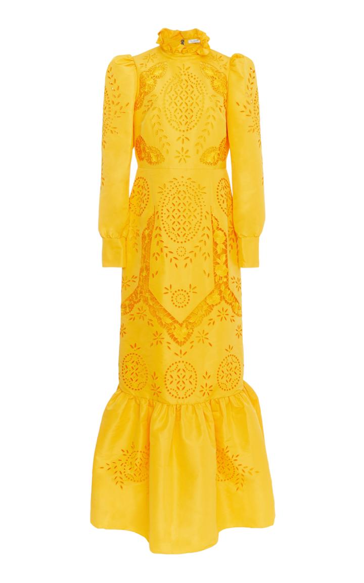 Erdem Carnation Broderie-anglaise Gown
