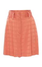 Temperley London Gaia Tonal Stripe Satin Shorts