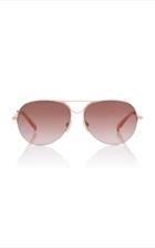 Kate Young Alicia Aviator-style Acetate And Metal Sunglasses