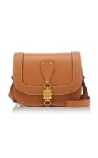 Valentino V-locker Small Leather Saddle Bag