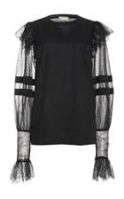 Elie Saab Jersey Lace Top